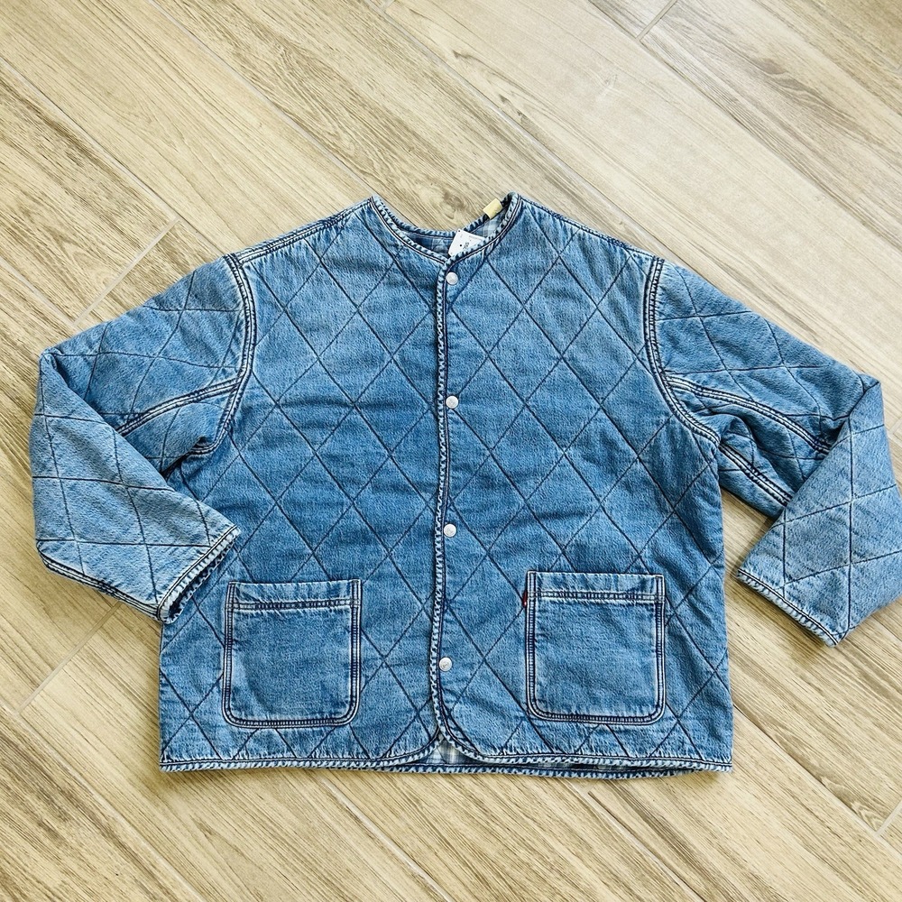 Quilted Levi's Men's Lodi Liner Reversible Outdoor Jacket Size XL Brand New